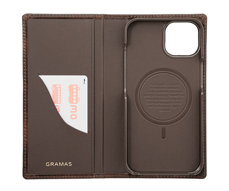 便利なカード収納付き。収納物が落下しない“RIPPLE Plus”を採用