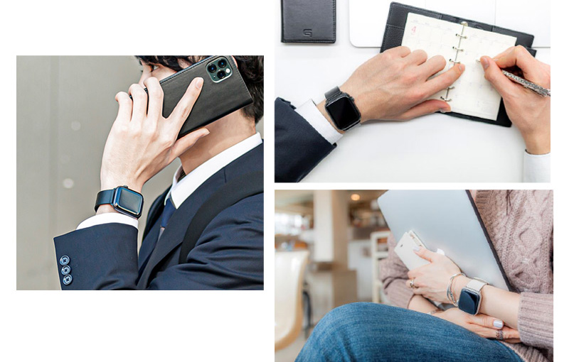 Applewatchバンドとのコーディネート