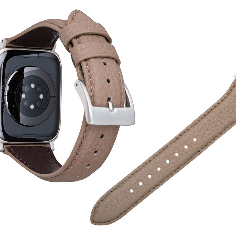 柔らかいカーフに自然で美しいシボが特徴 シュランケンカーフレザー