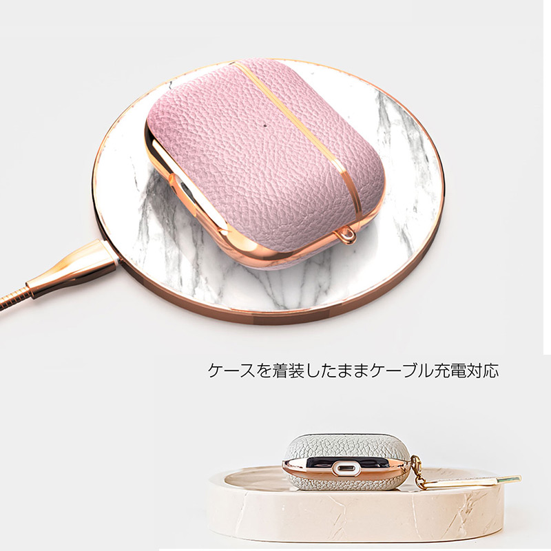 ケースを装着したままケーブル充電対応