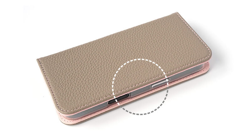 フラップにマグネット内蔵