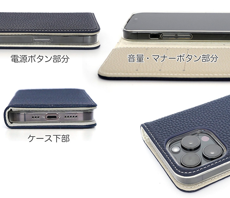 各種ボタン・カメラ穴部分