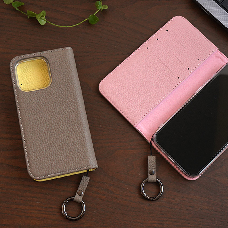 レディースにおすすめのシュリンクレザーiPhoneケース