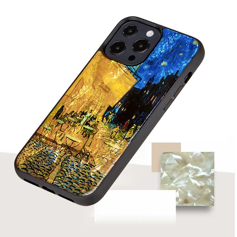 天然貝を使用したiPhoneケース