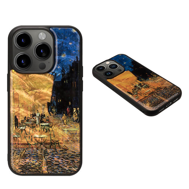 「夜のカフェテラス」