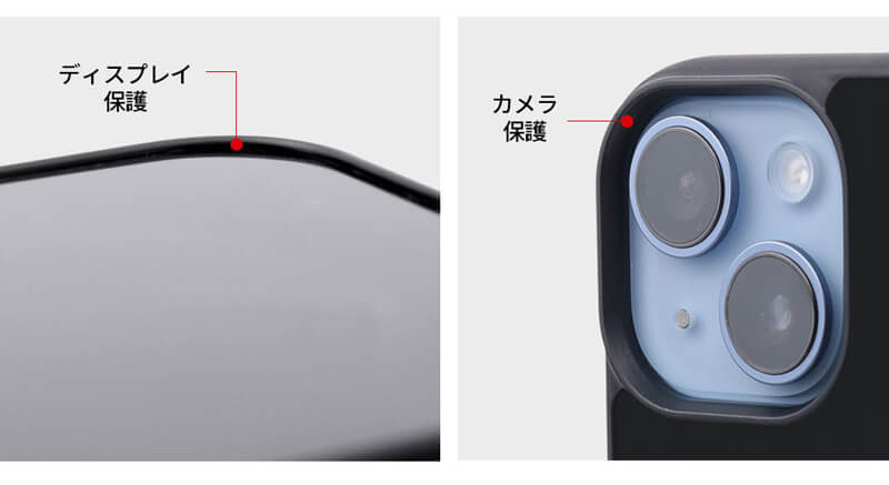 ディスプレイ・カメラレンズの保護設計