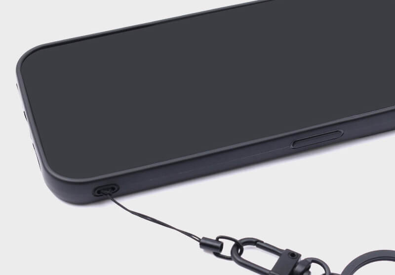 便利なストラップホール付き