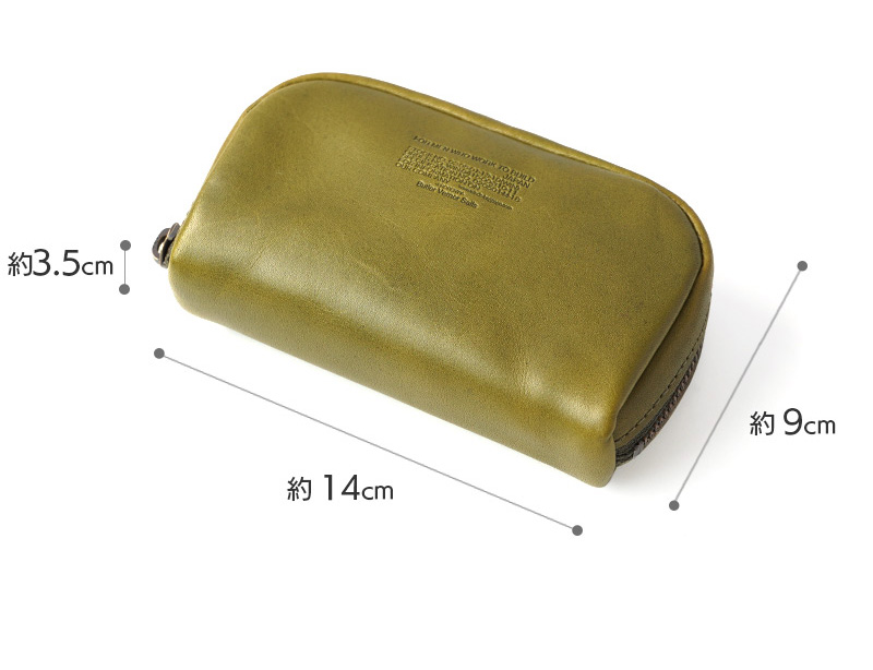 細部にこだわりが感じられる、デザイン性と実用性を兼ね備えたマルチポーチ。年齢、性別問わずお使い頂けます。