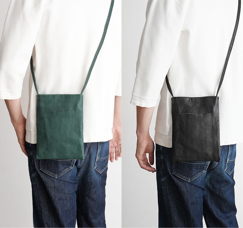 サコッシュ 本革