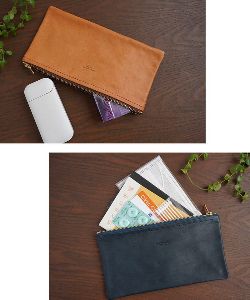 馬革バンクポーチ