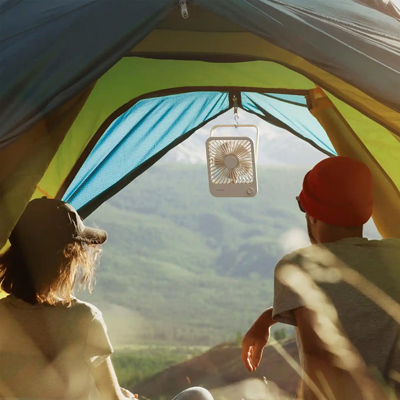 ワンボタンで自由に風力調節