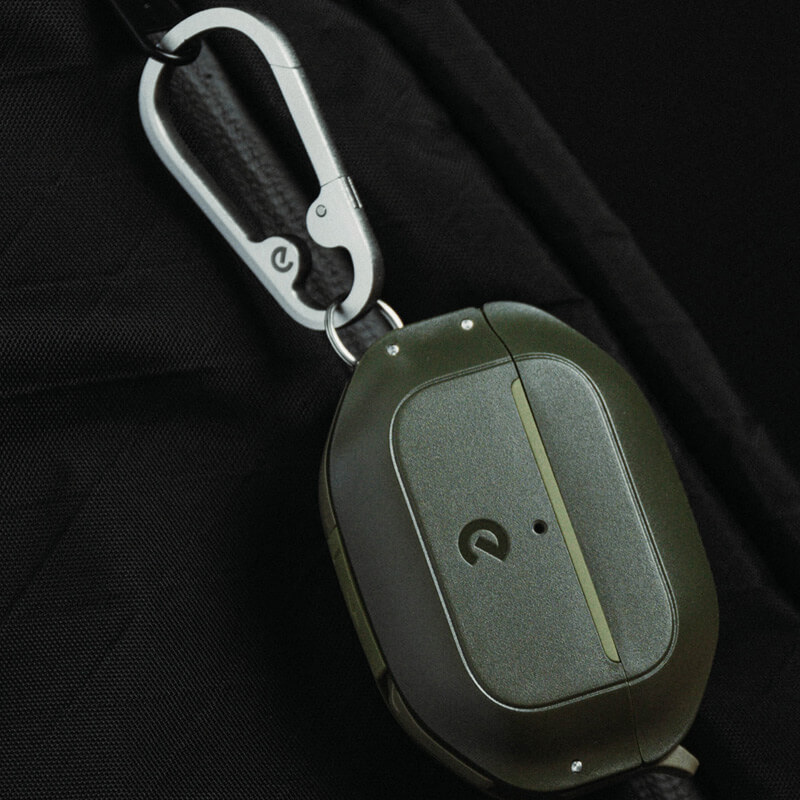 高耐久アルミ合金カラビナ付き