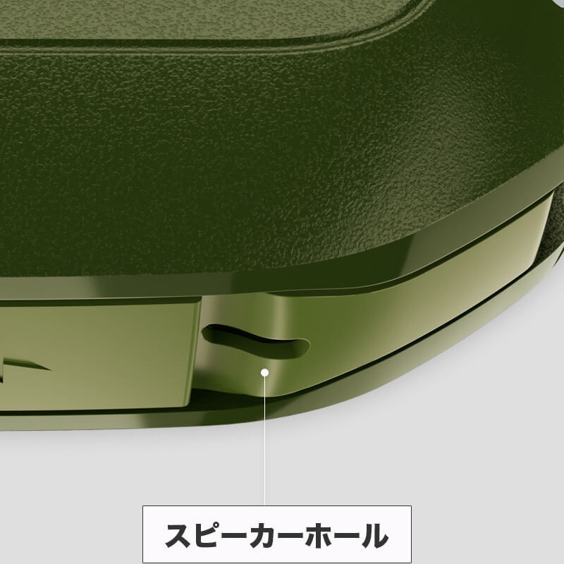 防水スピーカーホール