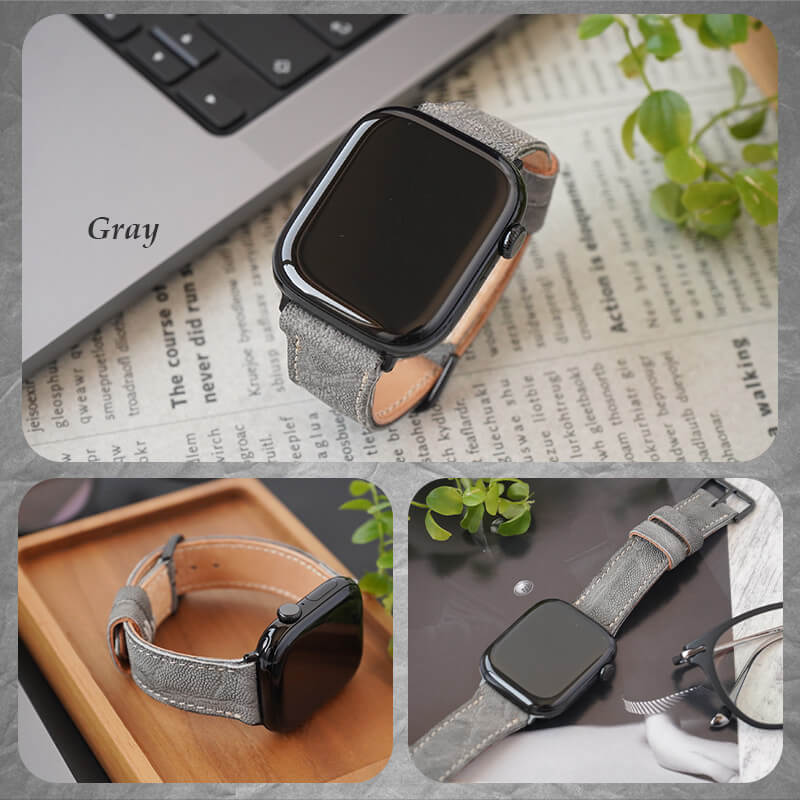 Elephant Leather AppleWatch Band