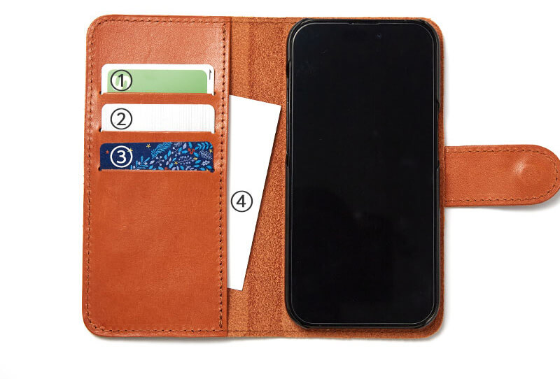 便利なカードポケット