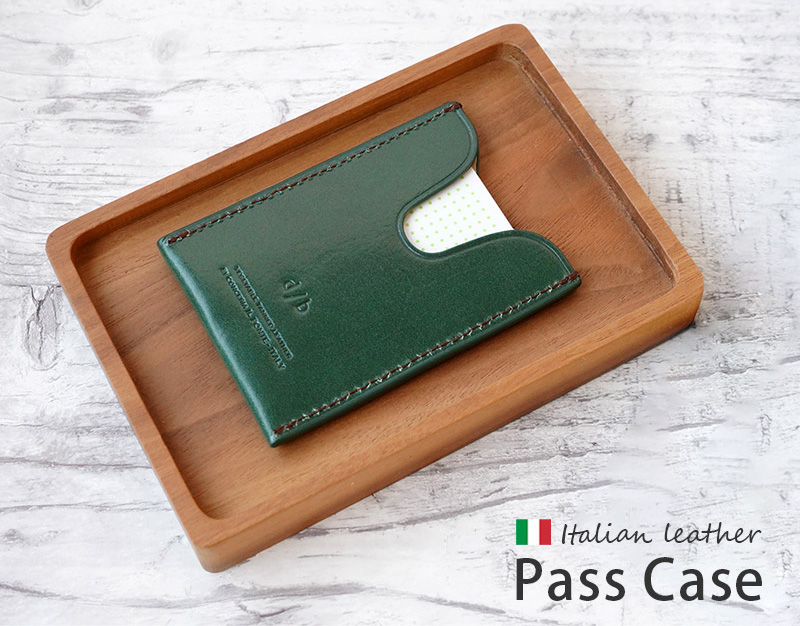 パスケース ICカード レディース メンズ コンパクト 本革 イタリアンレザー