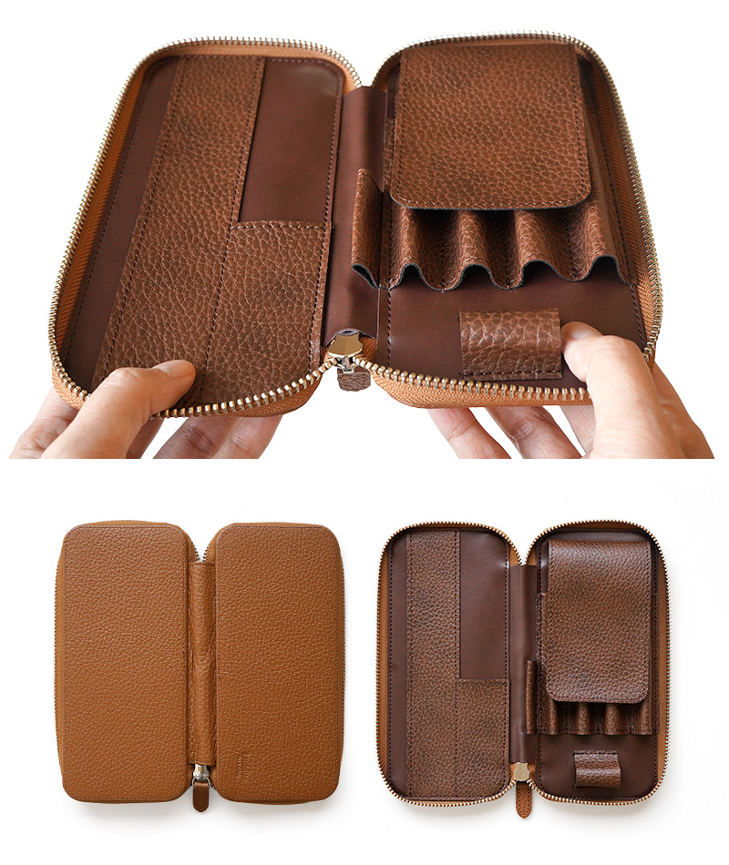 トレー型に開きます