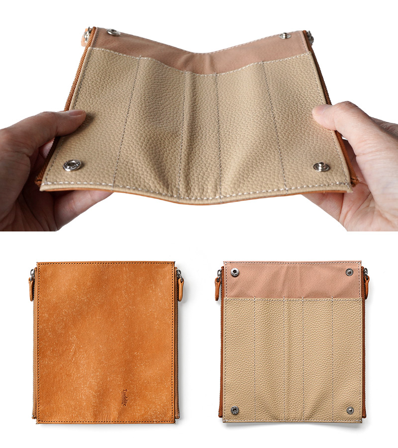 フラットに開きます