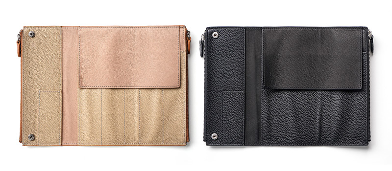 仕切りホルダー付きが便利なペンケース