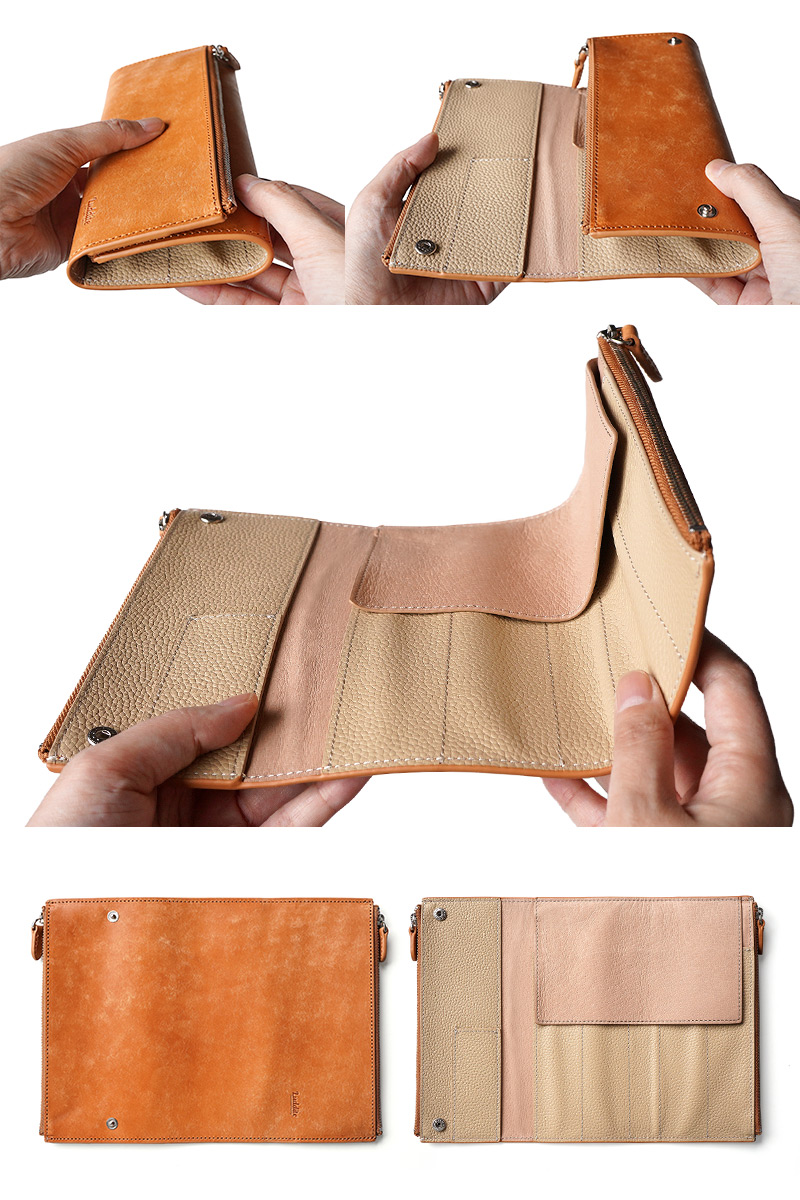 フラットに開きます