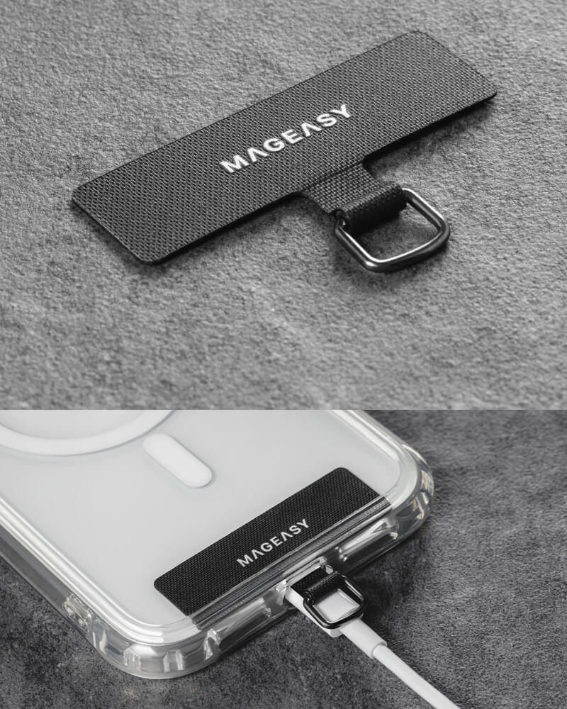 薄くて丈夫なストラップカード付属