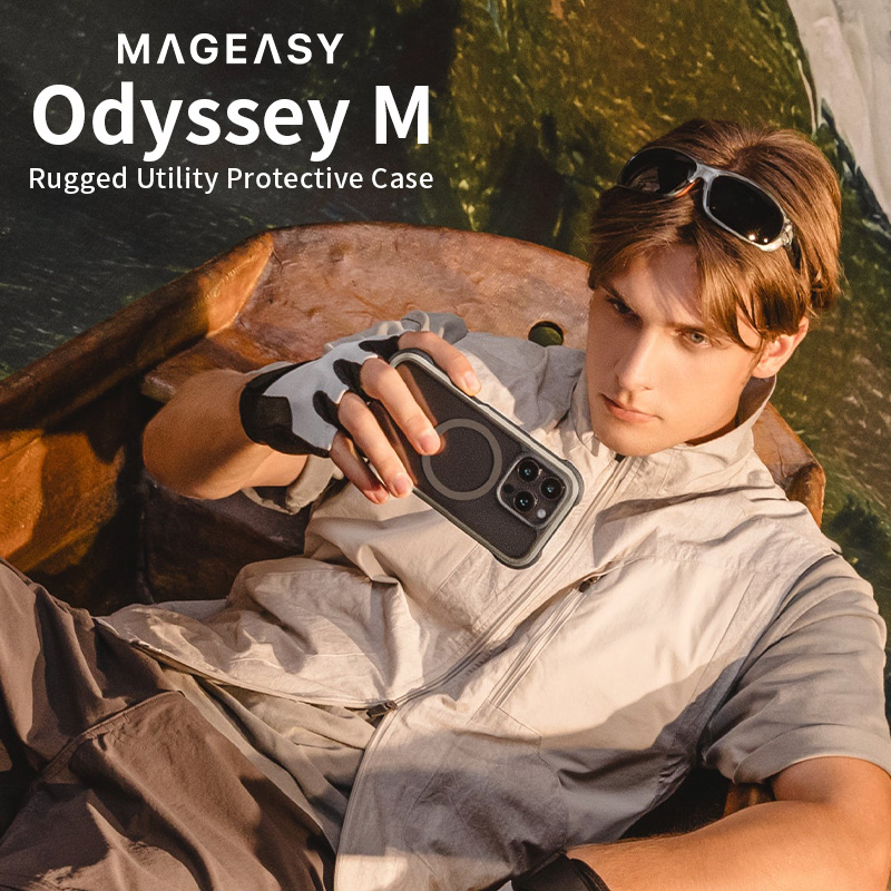 耐衝撃MagSafe対応クリアケース 『MagEasy Odyssey M』