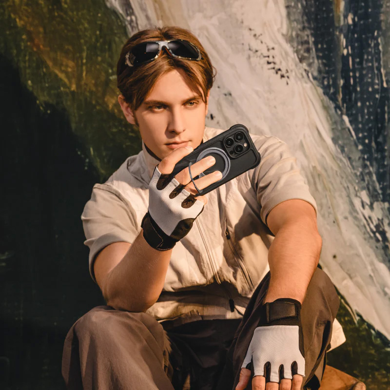 スマホkリング付き耐衝撃スマホケース