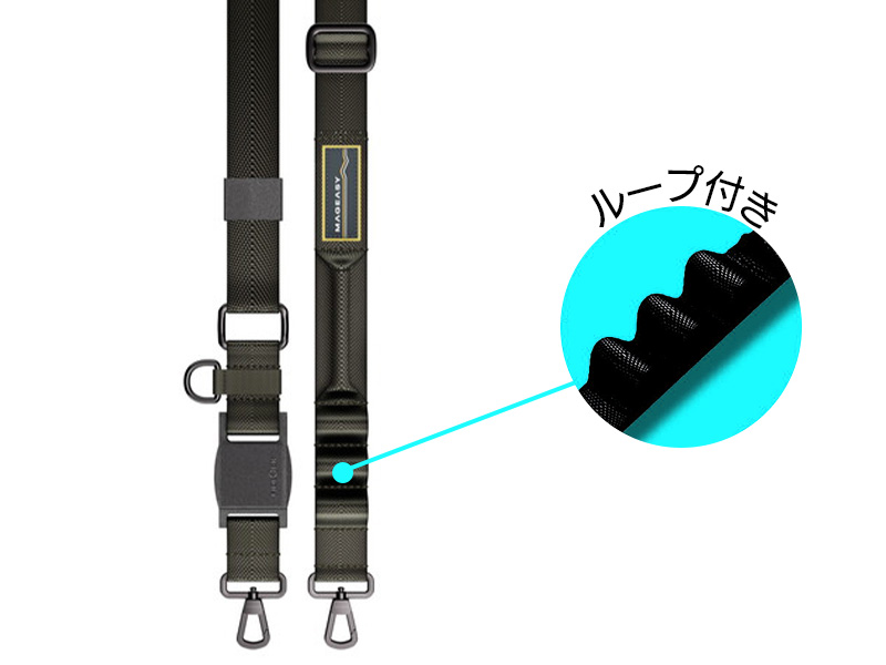 ショルダーストラップ付き