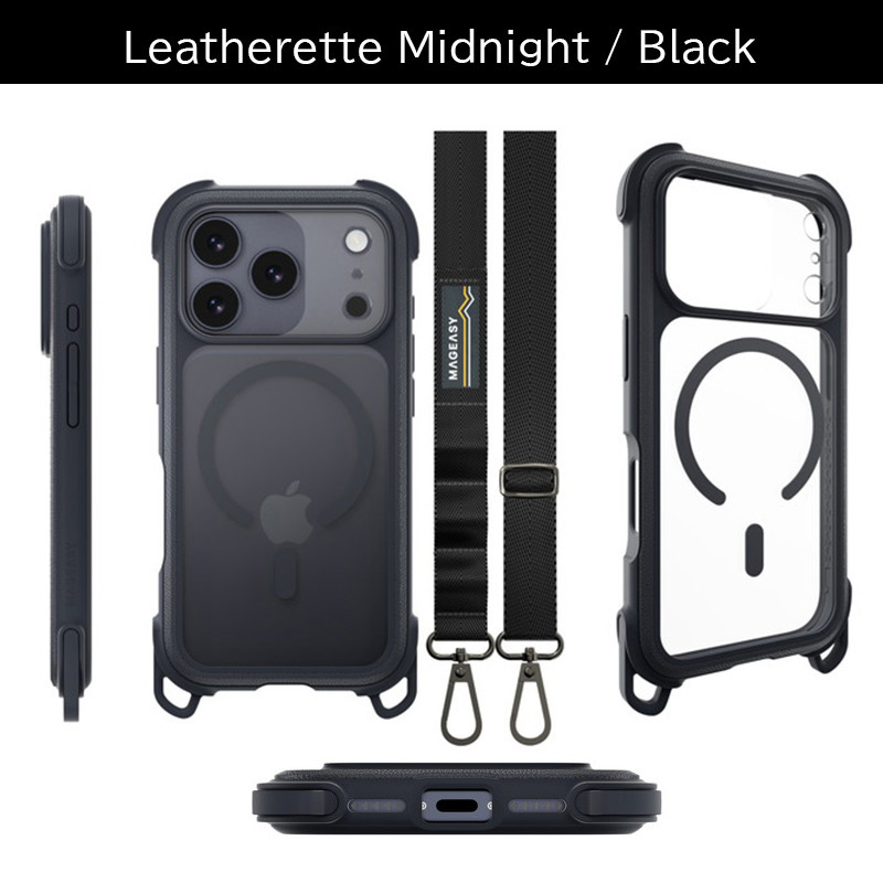 レザーミッドナイト/ブラック