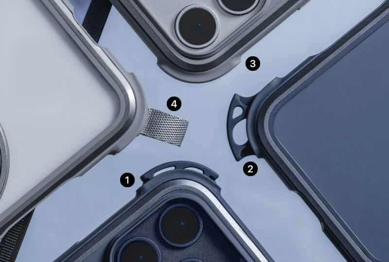 コーナーパーツ付け替え可能