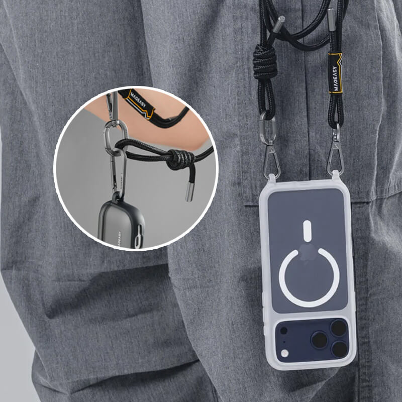 便利なカラビナ付き