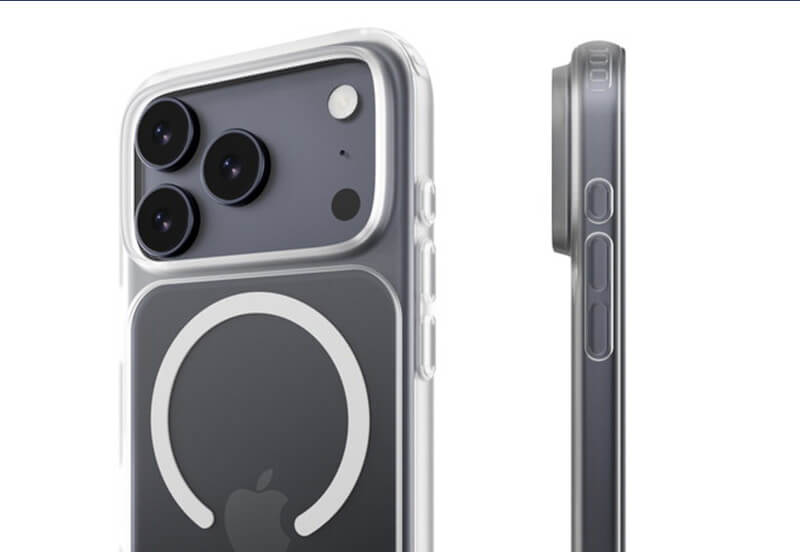 フチ高設計で画面とカメラを保護