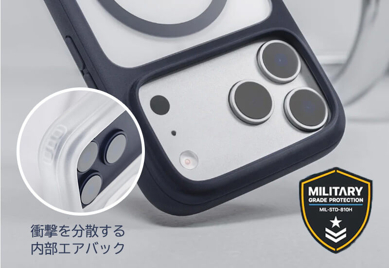 耐衝撃 米軍MIL規格準拠