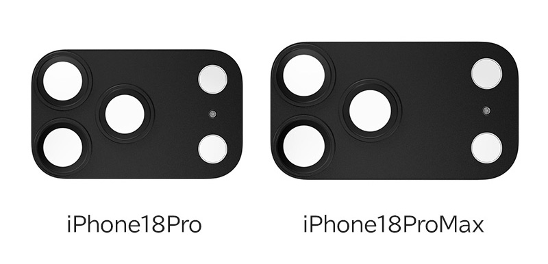 iPhone18Pro/iPhone18ProMax リアカメラ保護カバー