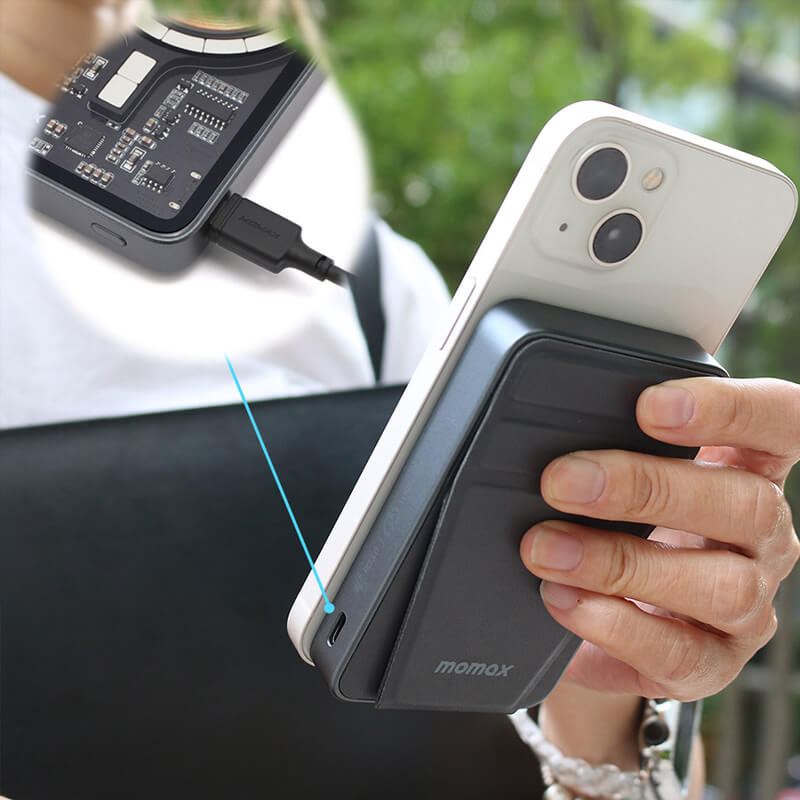 側面に搭載されたUSB-Cポート