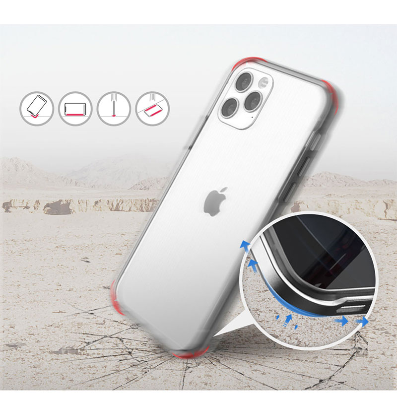 TPU背面カバーとポリカーボネートバンパーのハイブリッド構造