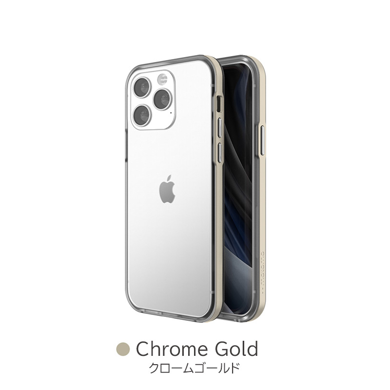『motomo INO Achrome Shield Case』、Chrome Gold 