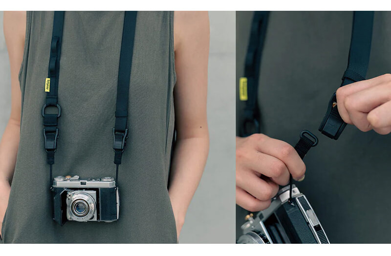 カメラストラップ用コネクタが付属