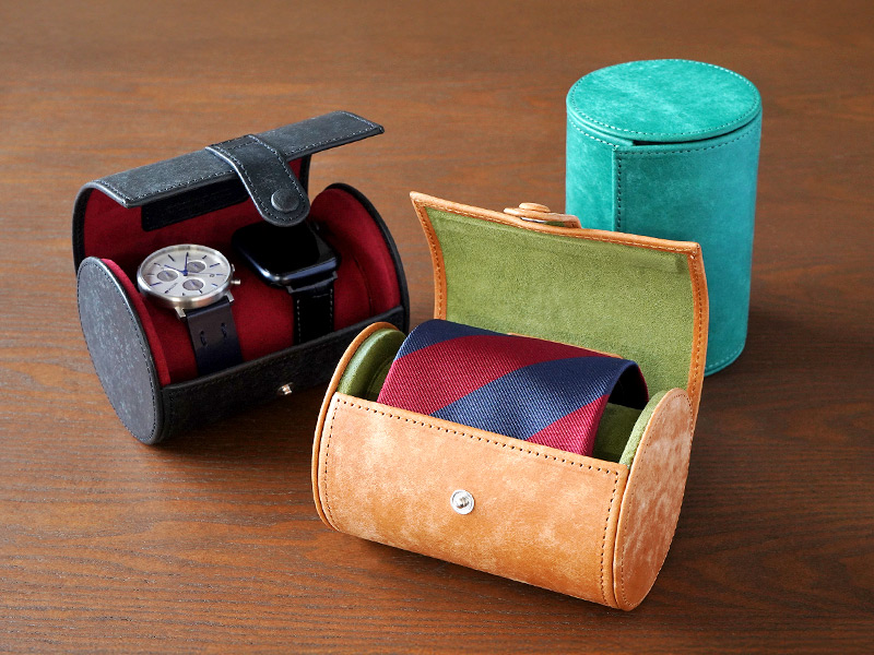 イタリアンレザーネクタイケース