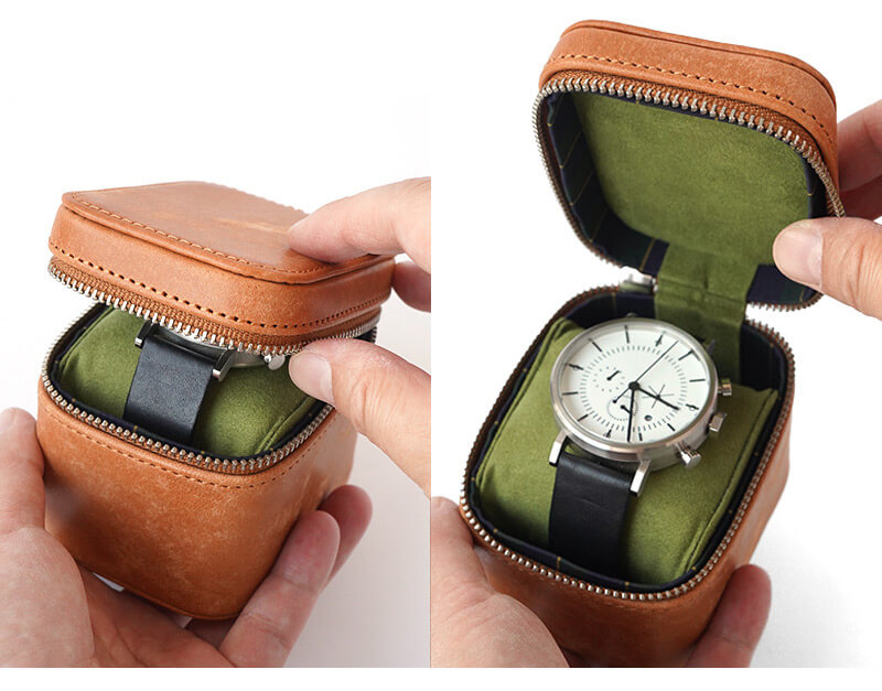 ジッパー式開閉