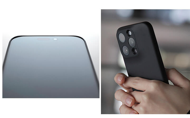 四隅の凸で画面保護