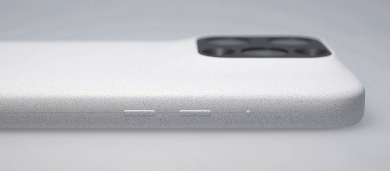 サイドボタンが見えないシンプルな外観