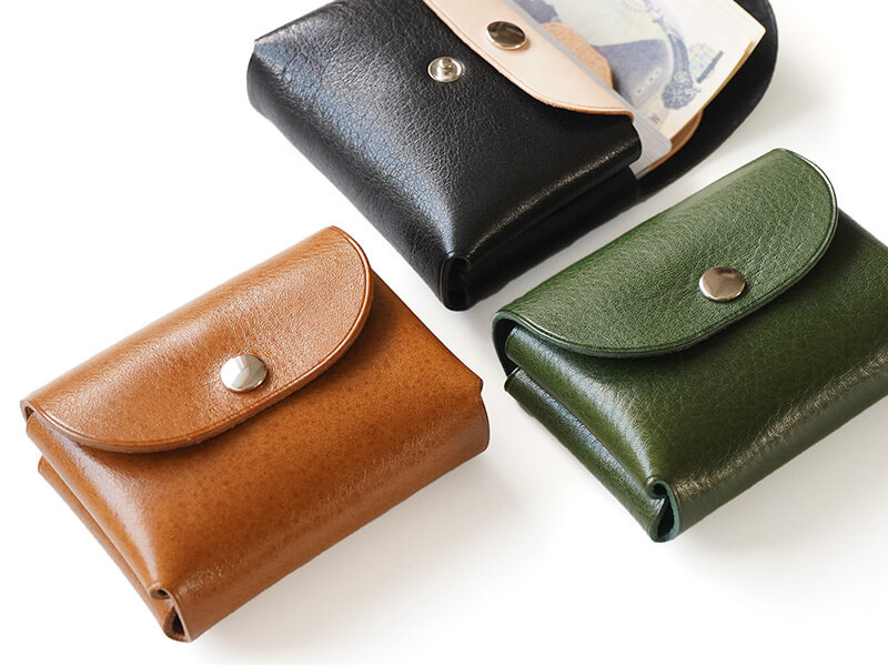 本革・姫路レザー使用　ミニウォレット