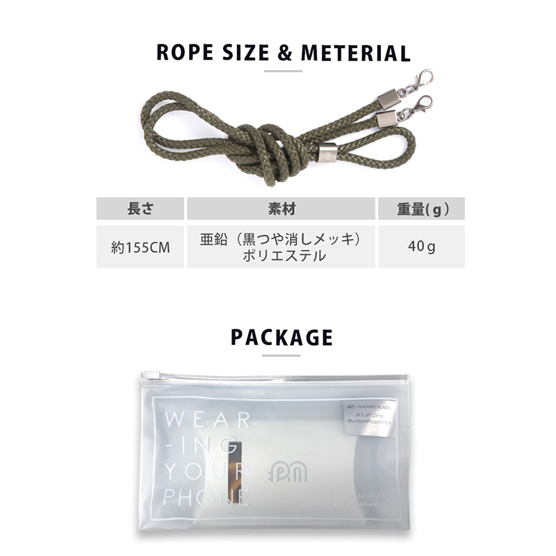 ロープサイズとパッケージ