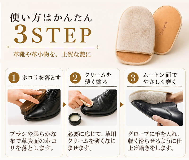 使い方はかんたん 3STEP