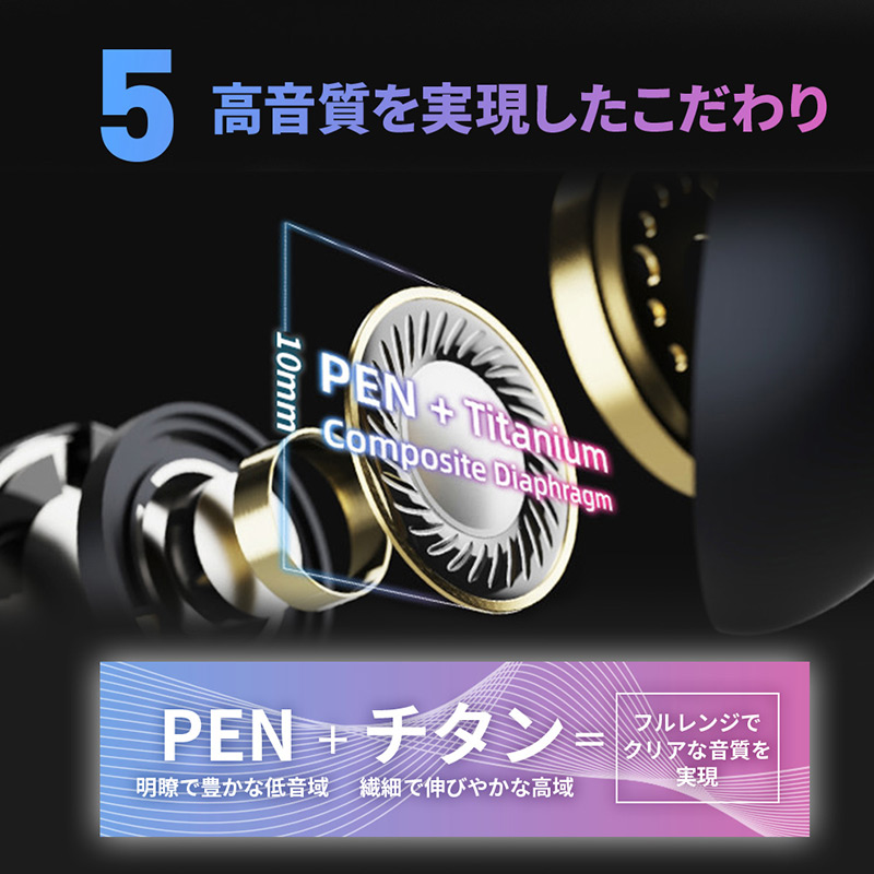 高音質を実現したこだわり