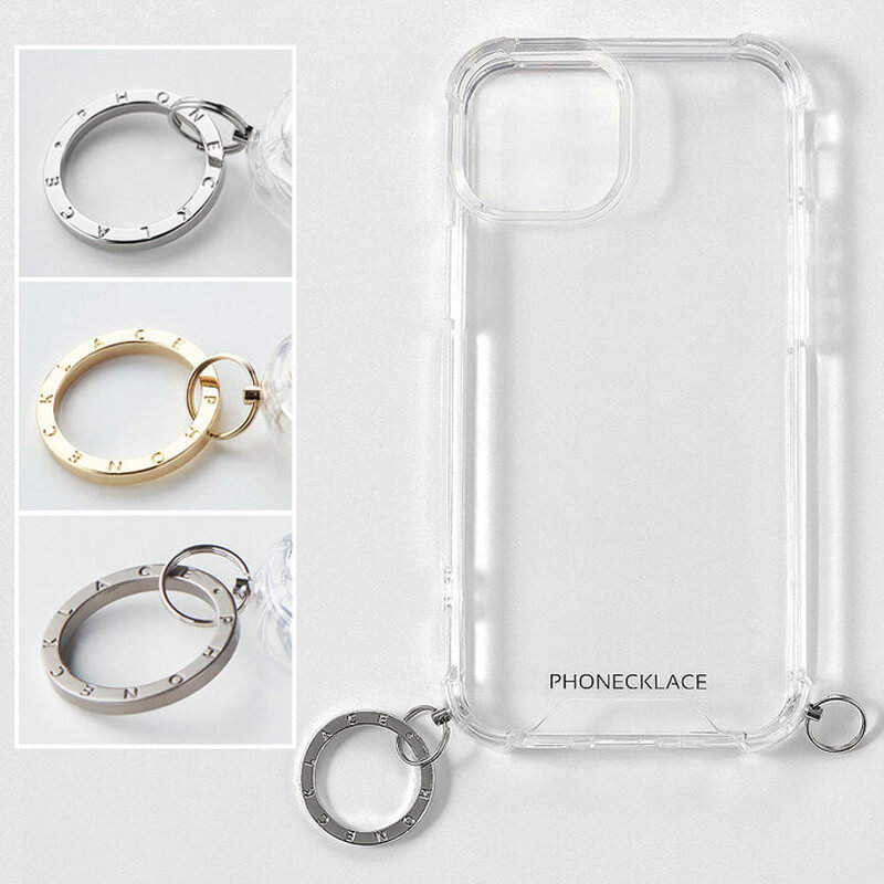 スタイリッシュなロゴ入りチャーム