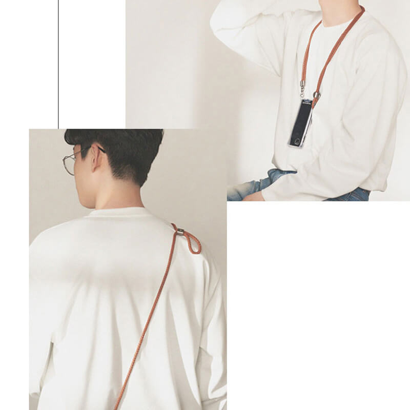 首掛け / 斜め掛け 2WAYで便利！