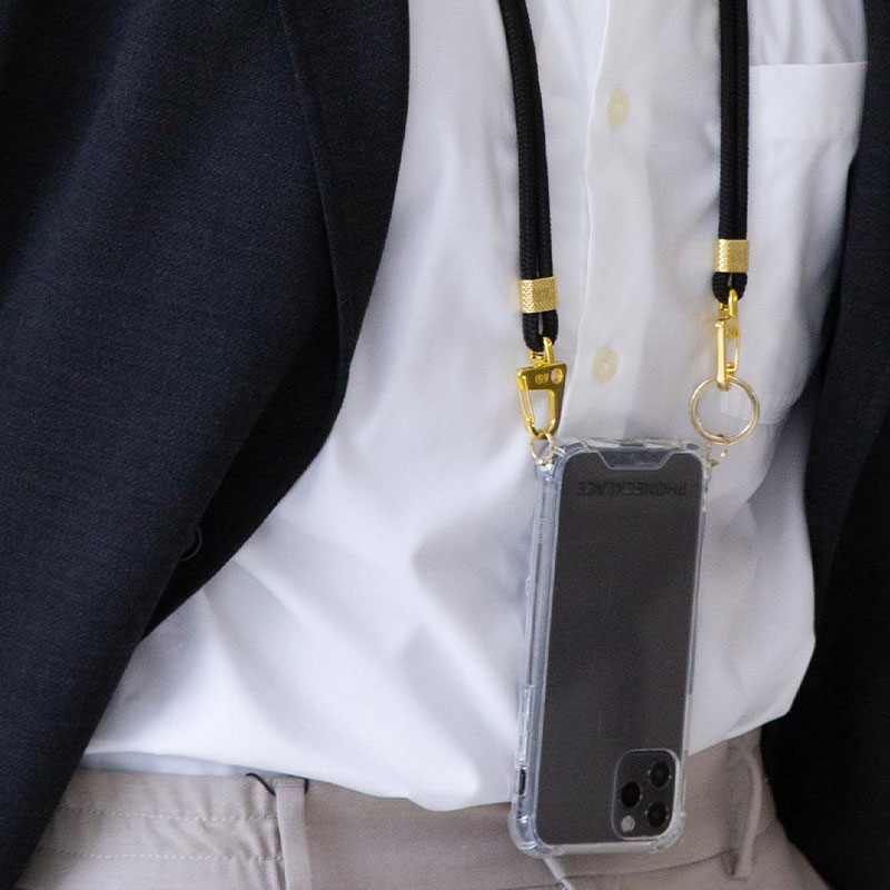 首掛け / 斜め掛け 2WAYで便利！