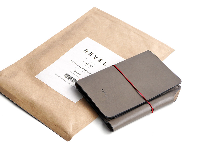 パスポートケース カバー 本革 日本製 レザー REVEL レヴェル おしゃれ シンプル